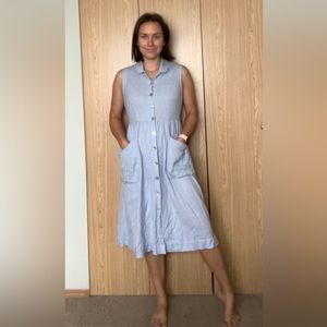 April Cornell baby blue dress